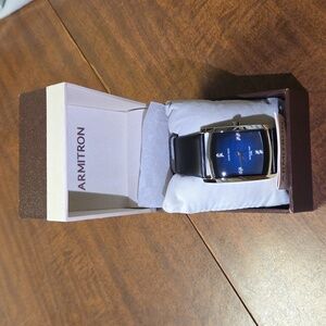 Armitron Silver and Black Men's Watch